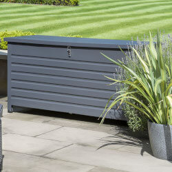 Image of Kettler Medium Aluminium Storage Box in Grey