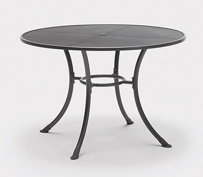 Image of Kettler Mesh Caredo / Siena 110cm Dining Table with Parasol Hole