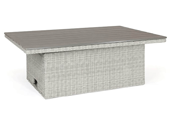 Image of Kettler Palma SQ Height Adjustable Table in White Wash