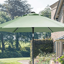 Image of Kettler 3.0m Wind-up Parasol in Sage