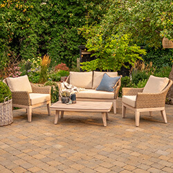 Small Image of Kettler Avora 4 Seat Lounge Set