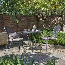 Small Image of Kettler Caredo Bistro Set in Stone