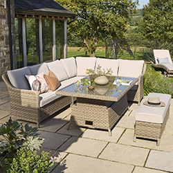 Image of Kettler Charlbury Corner Set with Signature Cushions