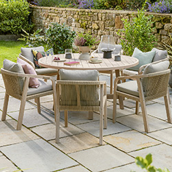 Image of Kettler Cora Rope 6 Seater Dining Set