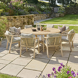 Image of Kettler Cora Rope 8 Seater Dining Set
