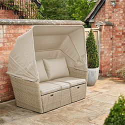 Image of EX DISPLAY / COLLECTION ONLY Kettler Palma Daybed in Oyster