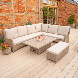 Small Image of Kettler Derwent Rectangular Recliner Corner Set