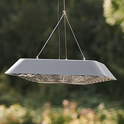 Image of Kettler Kalos Universal Electric Pendant Heater in Grey