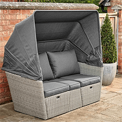 Image of EX-DISPLAY / COLLECTION ONLY - Kettler Palma Daybed in Whitewash