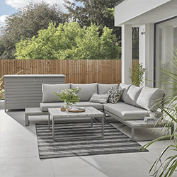 Small Image of Kettler Marina Corner Lounge Set with Coffee Table