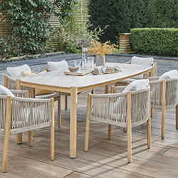 Small Image of Kettler Naples 6 Seat Dining Set