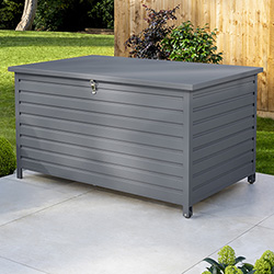 Image of Kettler Large Aluminium Storage Box in Grey