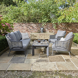 Small Image of Kettler Malo 5 Seat Lounge Set with Coffee Table