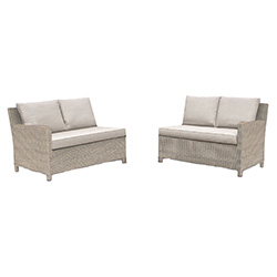 Small Image of Kettler Palma Grande Oyster LH and RH Sofa