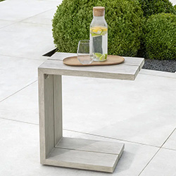 Small Image of Kettler Pebble Drift Side Table
