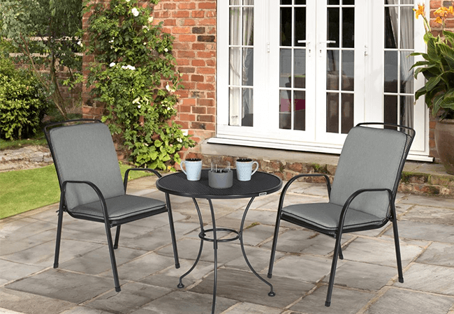 Image of Kettler Savita Bistro Set - Slate