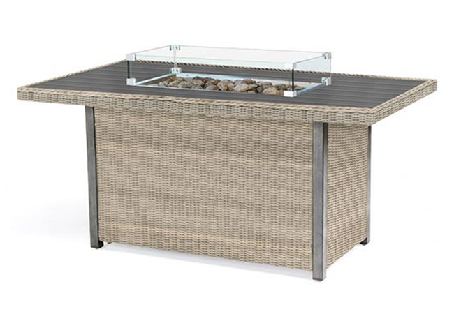 Image of Kettler Palma Firepit Table in Oyster
