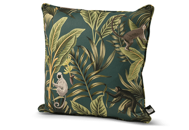 Image of Extreme Lounging B Cushion Art Collection - Monkey