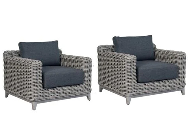 Image of Supremo Monterey Armchairs and Adjustable Coffee Table