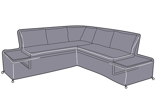 Image of Hartman Vienna Square Platform Corner Sofa Cover