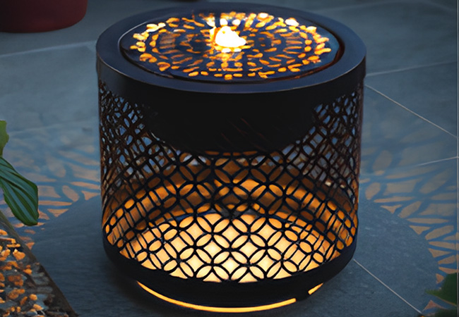 Image of Easy Fountain Taza Glow Modern Collection Water Feature