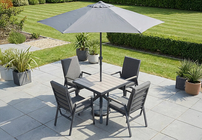 Image of Kettler Tudor 4 Seat Reclining Dining Set