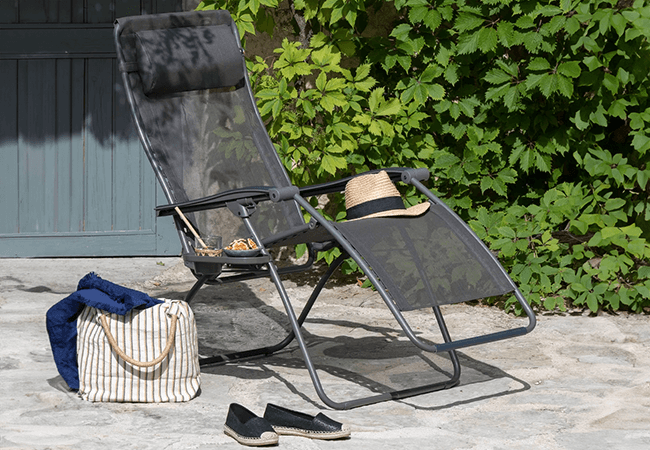 Image of Lafuma RSXA Clip Zero Gravity Reclining Chair - Graphite - LFM2035