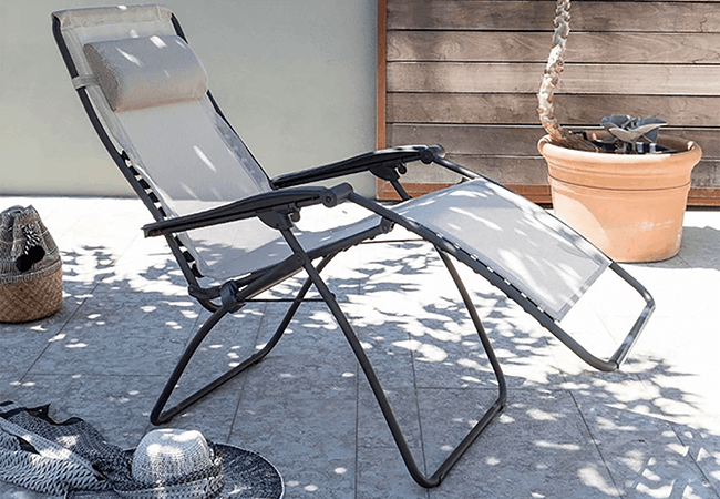 Image of Lafuma RSXA Clip Zero Gravity Reclining Chair - Seigle - LFM2035
