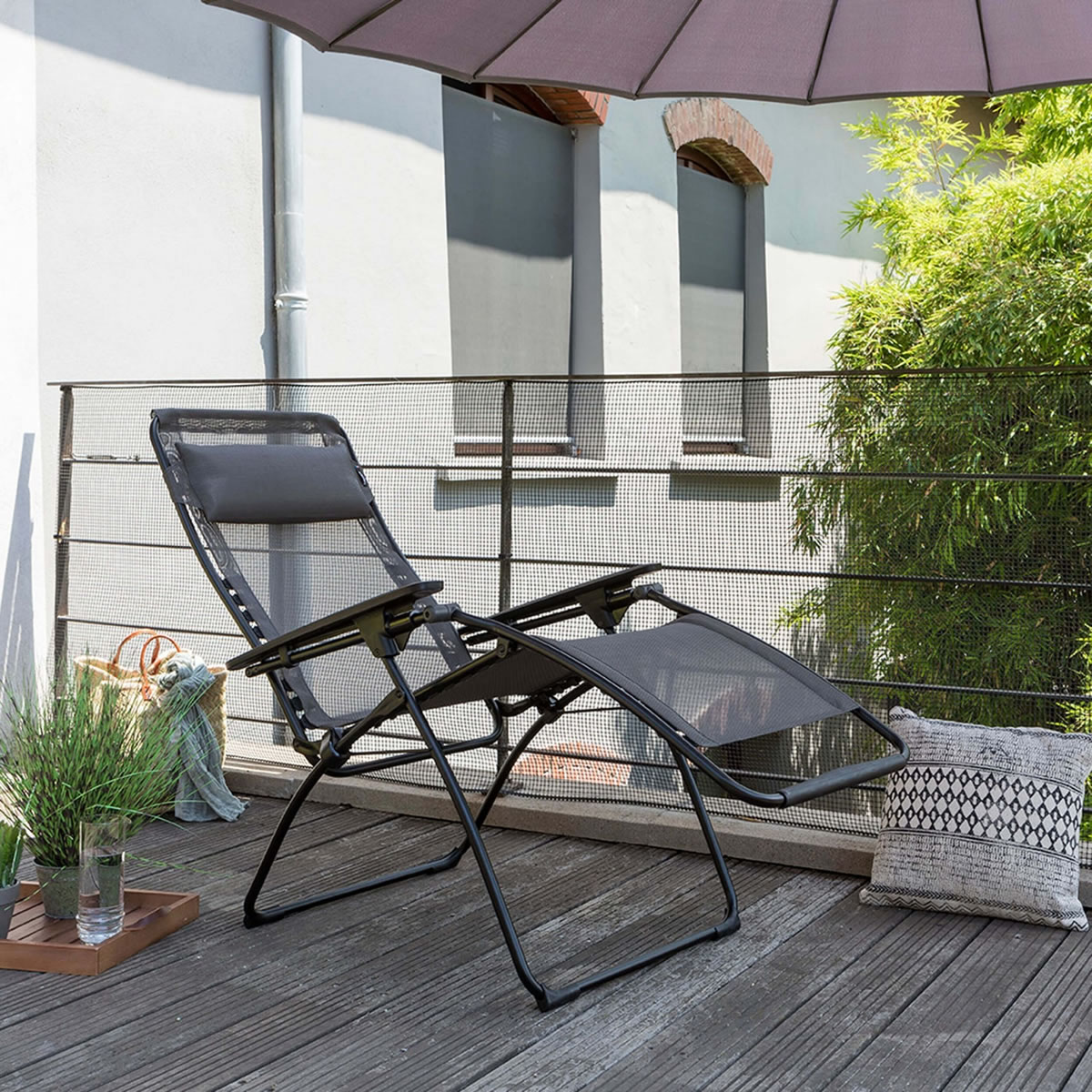 Image of Lafuma Futura Batyline Zero Gravity Recliner - Graphite - LFM3111