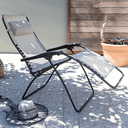 Small Image of Lafuma RSXA Clip Zero Gravity Reclining Chair - Seigle - LFM2035