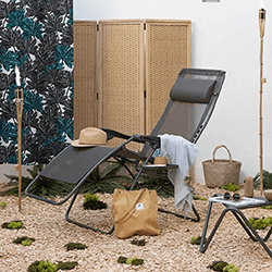 Image of Lafuma RSXA Clip XL Zero Gravity Reclining Chair - Graphite - LFM2057