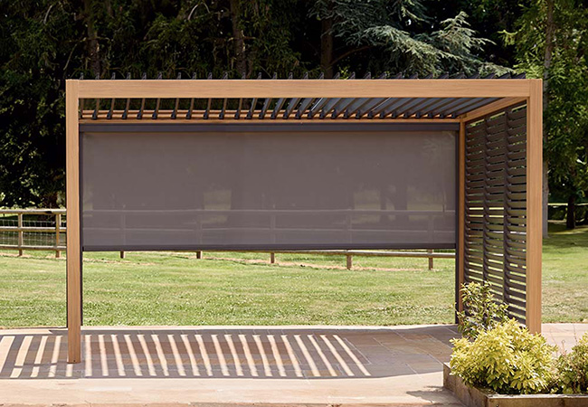 Image of LG Sanctuary 4 x 3m Gazebo Pergola In Oak