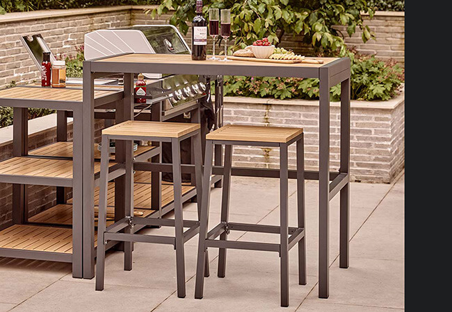 Image of LG Sanctuary Bar Set in Oak