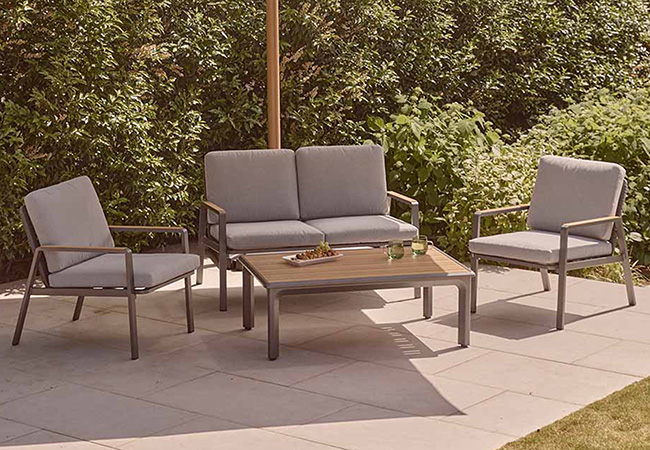 Image of LG Sanctuary Rope Sofa Lounge Set in Oak