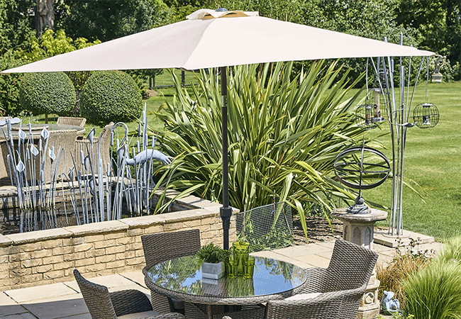 Image of LG Monaco Oak 2.2m Parasol - Beige