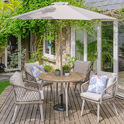 Small Image of LG Sarasota 4 Seat Round Dining Set