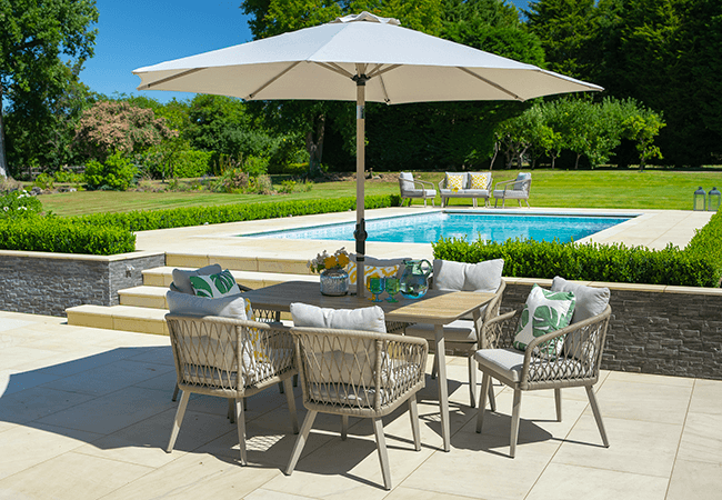 Image of LG Sarasota 6 Seat Rectangular Dining Set