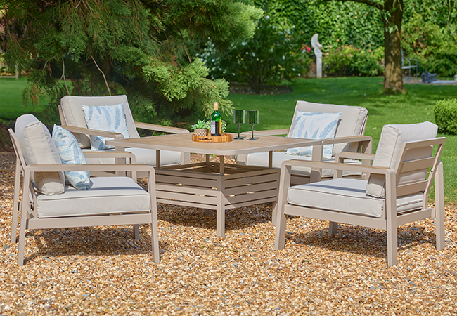 Image of LG Sorrento Relaxer Set with Adjustable Table