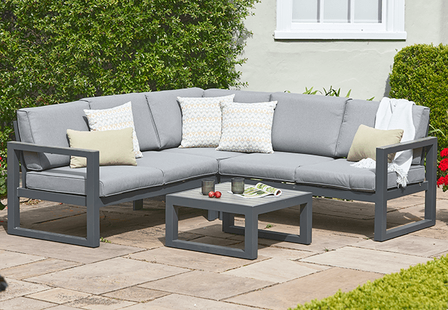 Image of LG Turin Compact Modular Corner Sofa Lounge Set