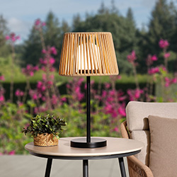 Small Image of EX-DISPLAY / COLLECTION ONLY - Lume Garda Latte Rope 56cm Table Lamp