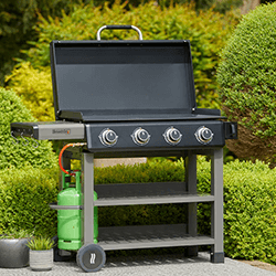 Image of Grillstream SmashGrill 4 Burner - Matt Black