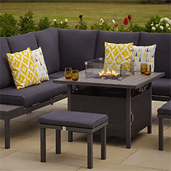 Image of LG Milano Deluxe Corner with Fire Pit Table