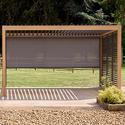 Small Image of LG Sanctuary 4 x 3m Gazebo Pergola In Oak