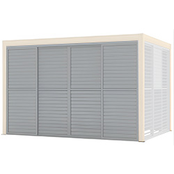 Image of LG Sanctuary 4m Sliding Wall with Movable Louvres