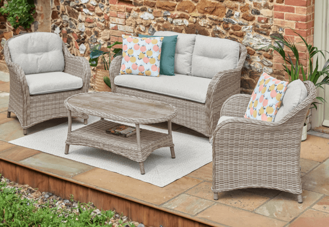 Image of LG St Tropez Sand Sofa Lounge Set