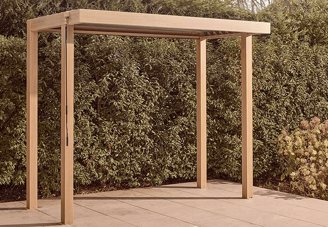 Image of LG Sanctuary 1.5m x 3m BBQ Gazebo Pergola in Oak