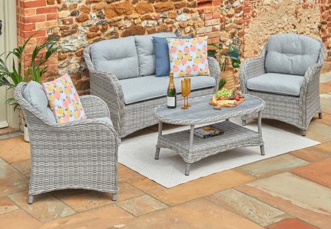 Image of LG St Tropez Stone Sofa Lounge Set