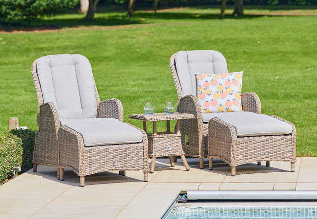 Image of LG St Tropez Sand 5 Piece Recliner Set