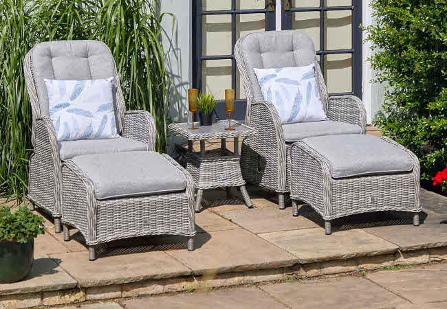 Image of LG St Tropez Stone 5 Piece Recliner Set