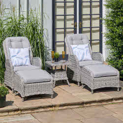 Image of LG St Tropez Stone 5 Piece Recliner Set